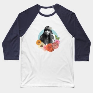 Joni Mitchell Collage Baseball T-Shirt